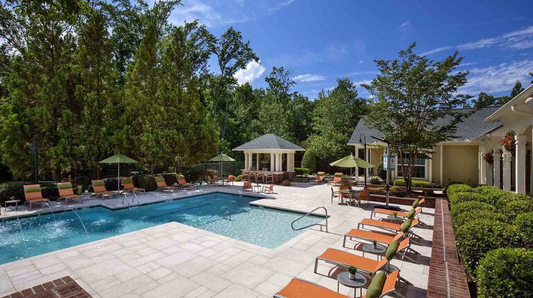 Resort-Inspired Pool with Expansive Sundeck