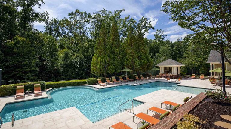 Resort-Inspired Pool in a Beautiful Setting