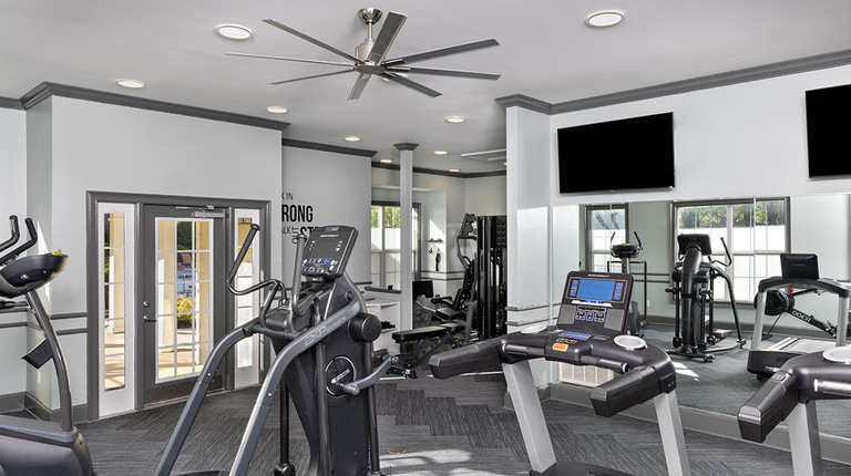 Fitness Center with Cardio Equipment